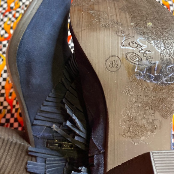 💙Navy leather ankle boots💙 - Picture 11 of 12